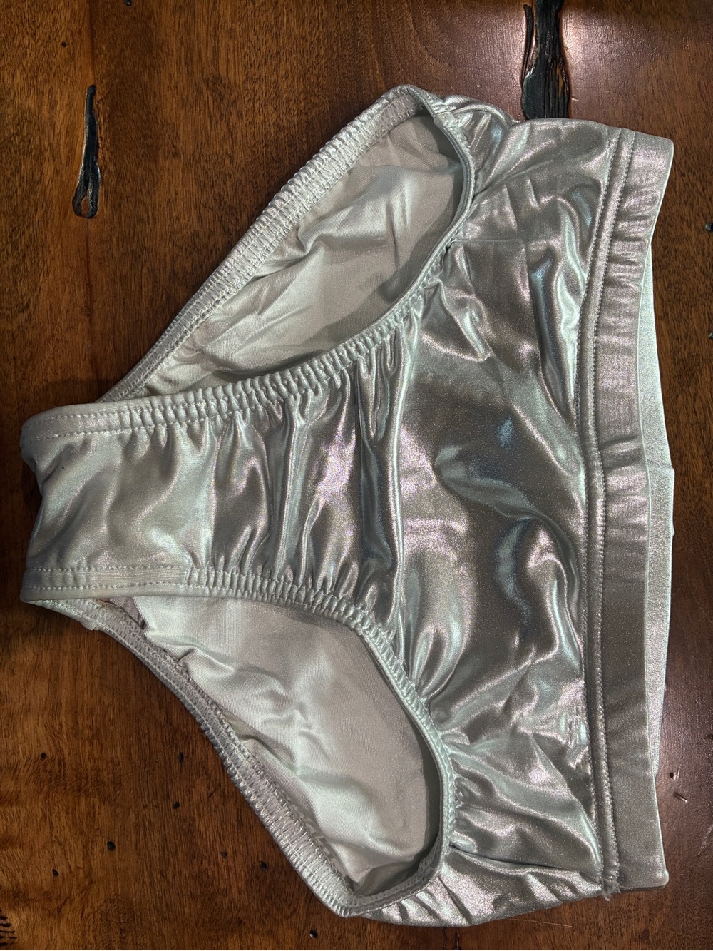 Body Wrappers Metallic Silver Dance Briefs